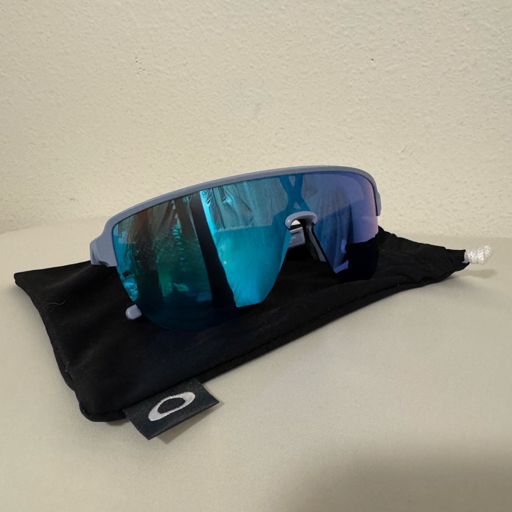Oakley Corridor Sunglasses with Prizm Sapphire Lenses, Matte Stonewash Frame